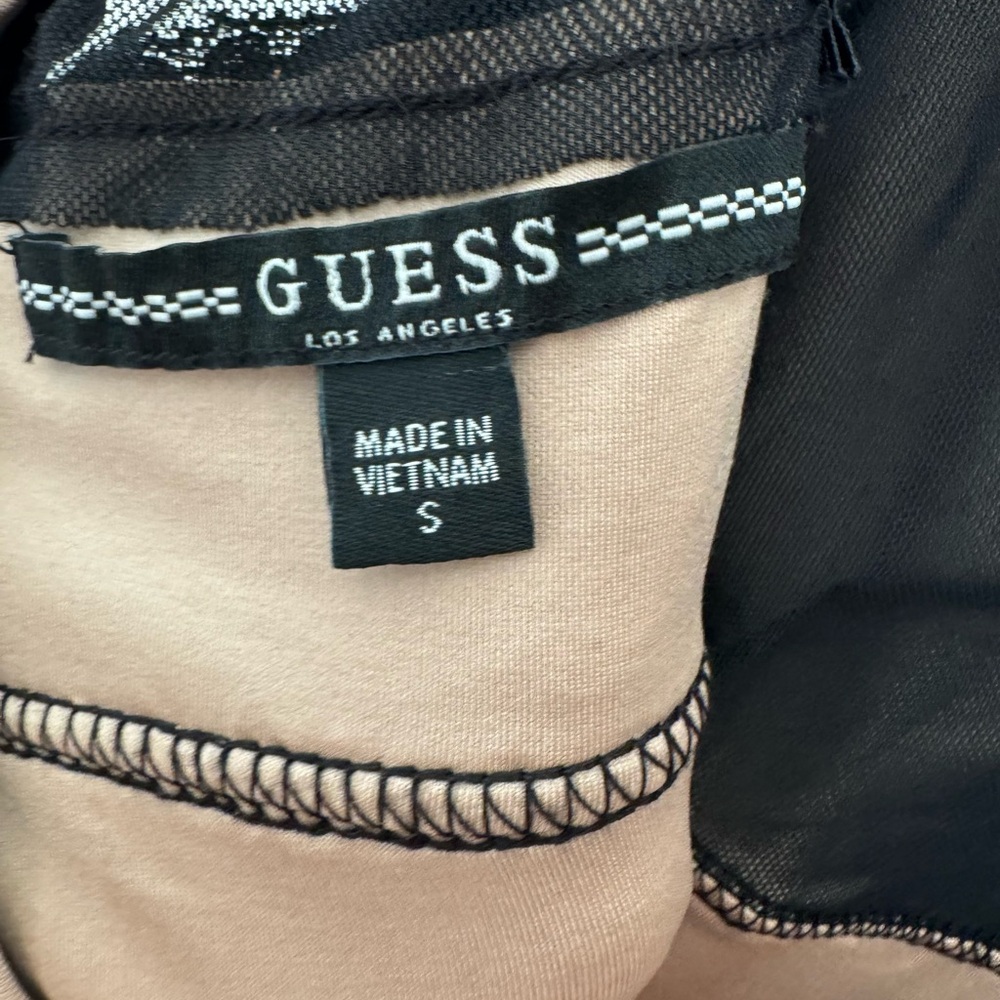 Guess black and nude lace mini dress - size Small - Picture 7 of 8